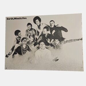 Earth, Wind & Fire Vintage 1970s Promo Flat Poster 20x28 Columbia Funk Soul